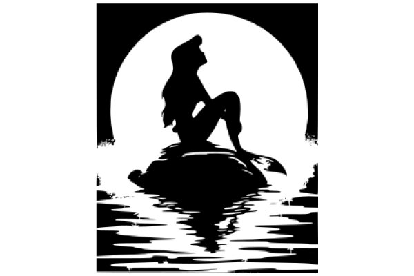 Moonlit Silhouette: A Tribute to the Classic Pin-up Art