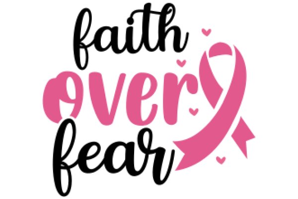 Faith Over Fear: A Pink Ribbon for Breast Cancer Awareness