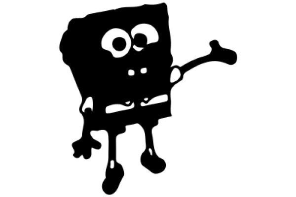 Silhouette of SpongeBob SquarePants