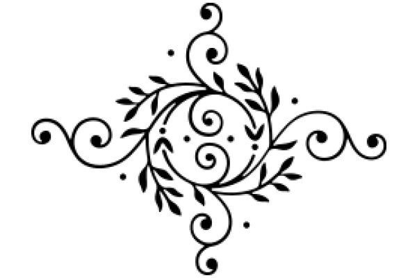 Stylized Floral Design in