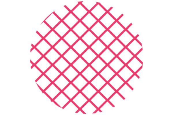 Vibrant Pink Lattice Pattern