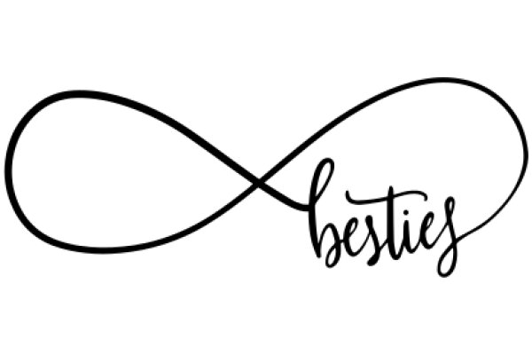 Elegant Logo for 'Besties' with a Stylish Swirl Design