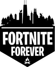 Fortnite Forever: A Cityscape with the Iconic Game's Logo