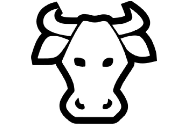 Stylized Bull Icon in