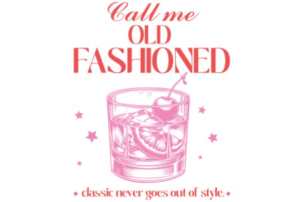 Call Me Old Fashioned: Classic Cocktail, Classic Style, Classic Flavor.