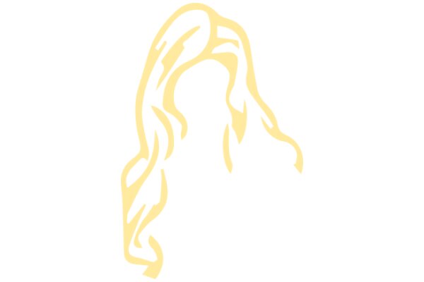 Stylized Yellow Hair Design