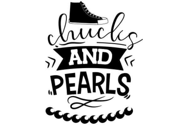 Chucks and Pearls: A Playful Contrast of Fashion and Fruit