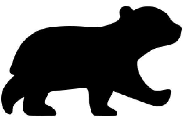 A Silhouette of a Bear: A Symbol of Strength and Wisdom