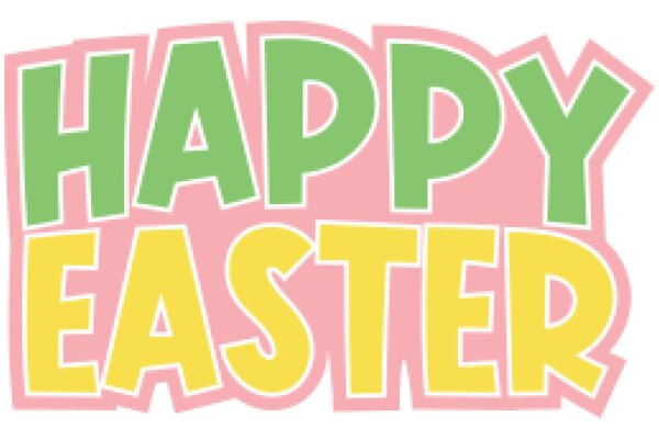 Happy Easter: A Colorful Greeting