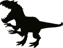 Silhouette of a T-Rex: A Symbol of Prehistoric Power and Majesty