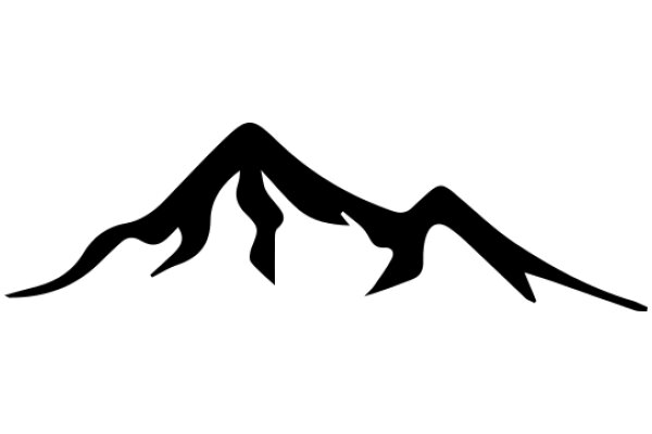 Silhouette of a Mountain Range