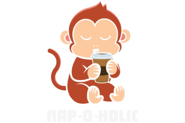 A Peaceful Moment: A Monkey Enjoying a Cup of Coffee