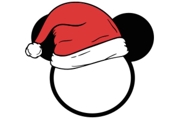 A Festive Holiday Icon: Mickey Mouse in a Santa Hat