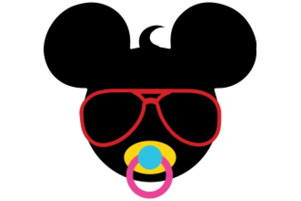 Stylish Mickey Mouse Icon with a Modern Twist