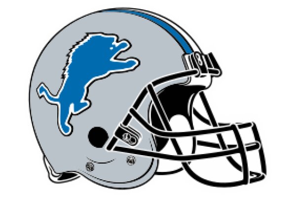 Detroit Lions Football Helmet