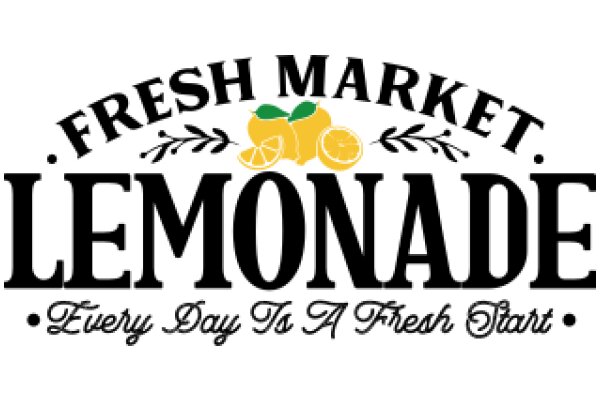 Fresh Market Lemonade Advertisement: Every Day Is a Fresh Start