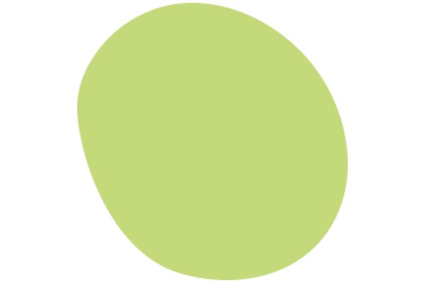 A Solid Lime Green Circle