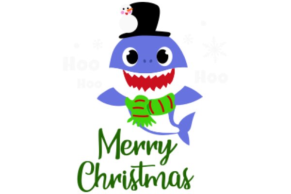 Merry Christmas from our Friendly Shark Mascot!