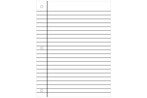 Blank Notebook Page with Grid Lines