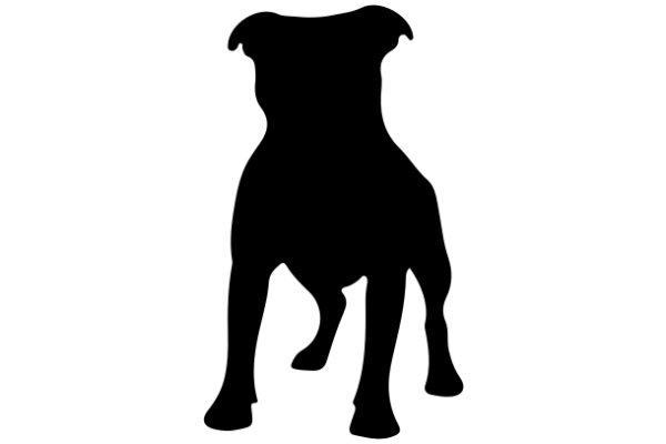 Silhouette of a Dog: A Simple yet Elegant Design