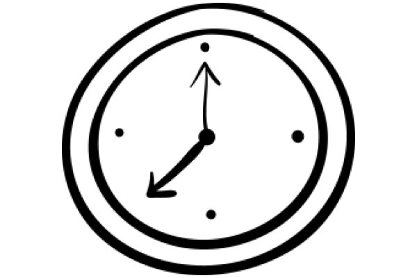 Simplistic Clock with Arrow Indicator