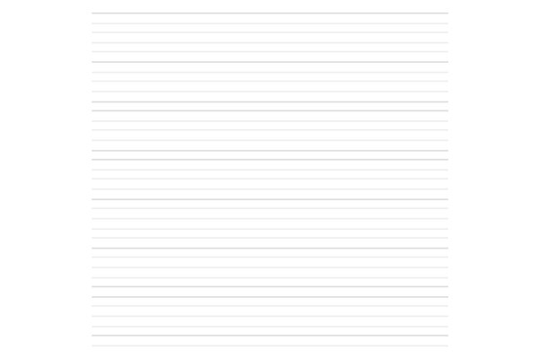 Blank Notebook Page with Lined Paper