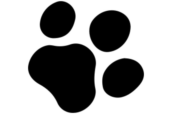 Digital Art: A Pixelated Paw Print