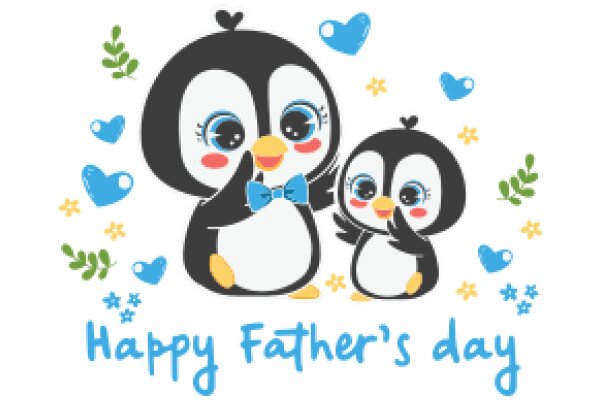 Celebrating Father's Day with a Penguin Family