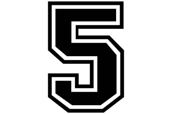 Stylized Logo of the Number Five