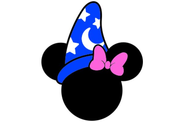 Whimsical Disney Character: A Playful Combination of Mickey Mouse and a Wizard's Hat