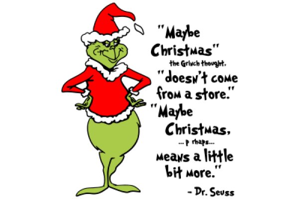 A Festive Quote from Dr. Seuss: The Grinch's Christmas Wishes