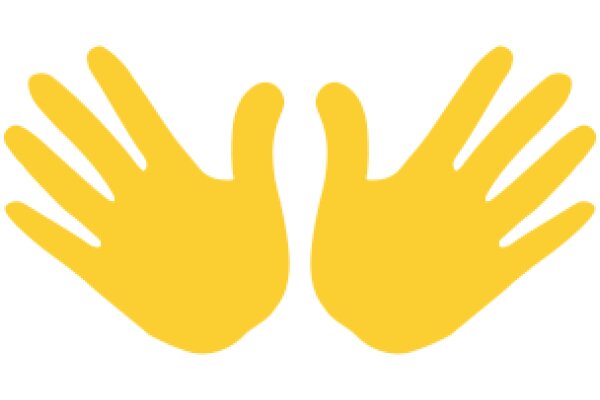 Simplistic Yellow Hand Icon