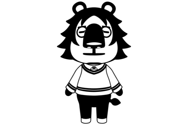 A Stylish Bear with a Unique Sense of Style