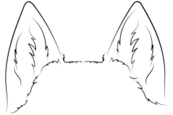 A Whimsical Illustration of a Dog's Ears