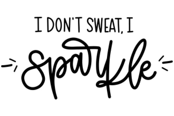 A Humorous Take on Sweat and Sparkle