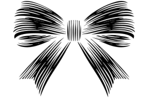 Stylized Bow with Ribbon Design