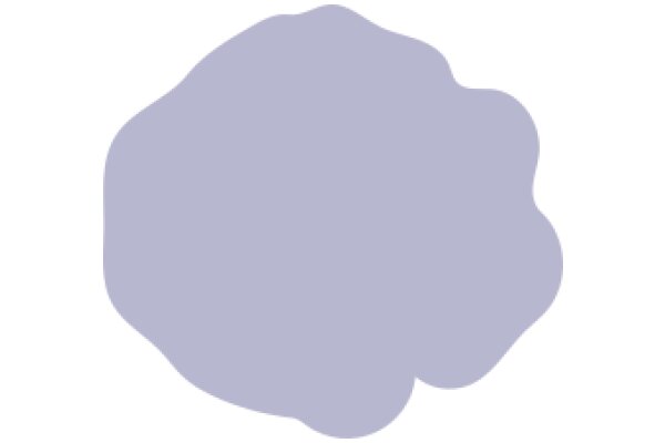 A Purple Blur: An AI-Generated Abstract Shape