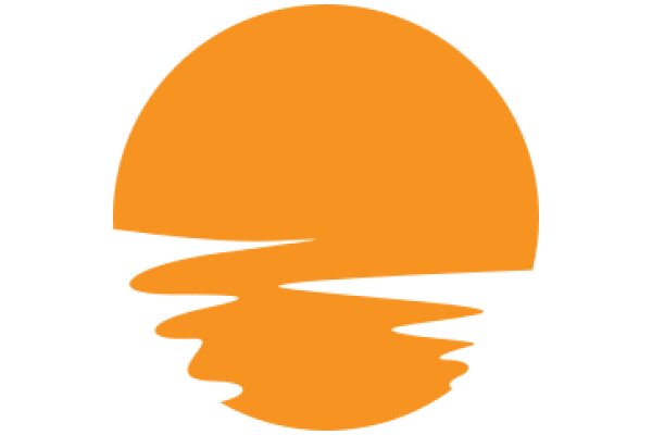 Vibrant Orange Sunburst Logo