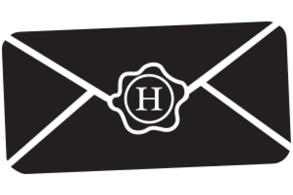 A Stylish Envelope with a Monogrammed 'H' Design