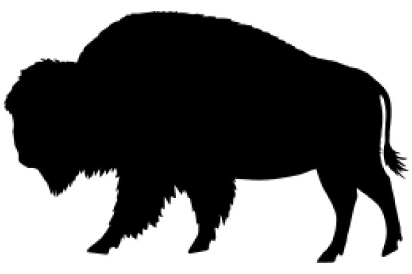 Silhouette of a Buffalo: A Symbol of Strength and Endurance