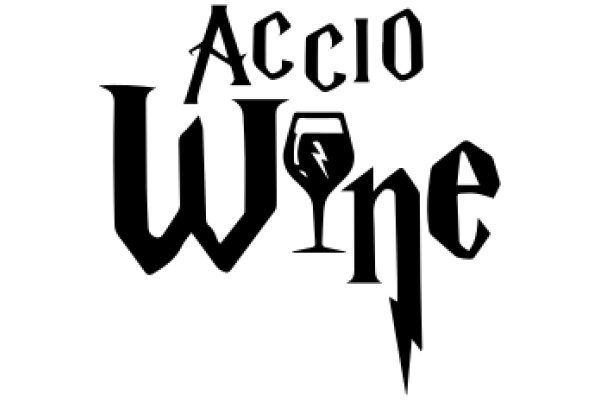 Stylized Logo for Accio Wine