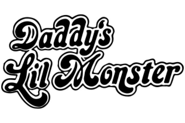 Stylized Logo of 'Daddy's Lil Monster'