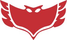 Stylized Red Owl Logo