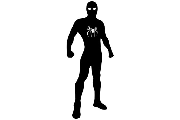 Silhouette of a Spider-Man Figure