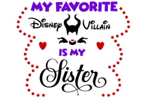 My Favorite Disney Villain is My Sister