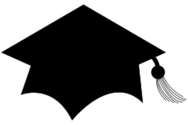 A Silhouette of a Graduation Cap and Tassel