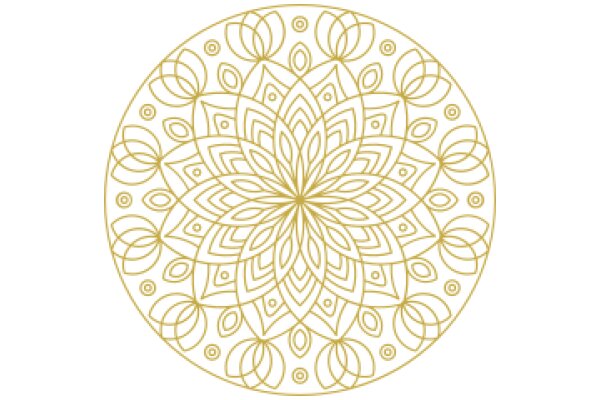 Golden Mandala Design: A Symbol of Balance and Harmony