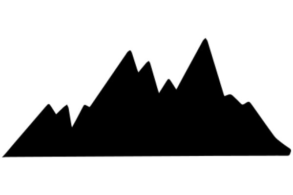 Silhouette of a Mountain Range