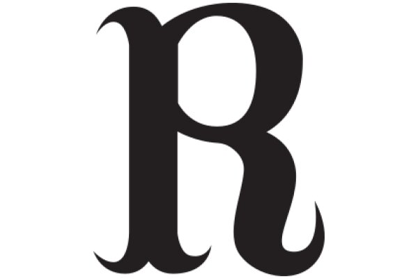 Stylized Letter 'R' in