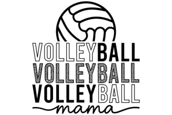 Volleyball Mama: A Graphic Design for Volleyball Enthusiasts